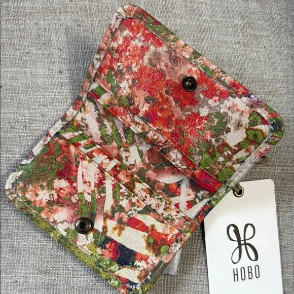 Hobo Floral Women's Fold Wallet - Multicolor - Picture 3 of 7